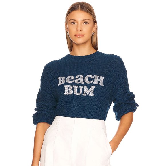 Wildfox Blue 'Beach Bum' Sweater - Picture 2 of 10